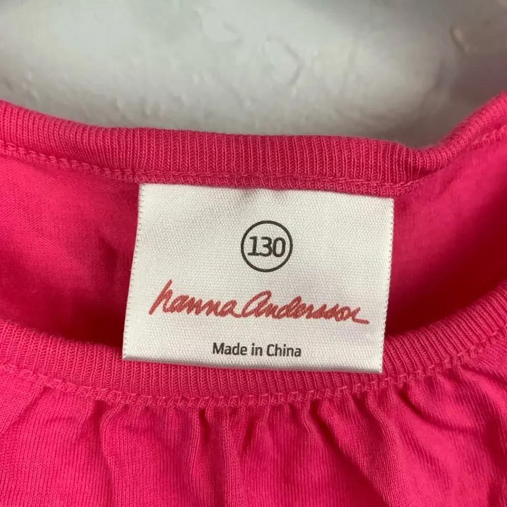 Lot Hanna Andersson Dress and Skort Size 8 Pink Dress Pink Floral Skort